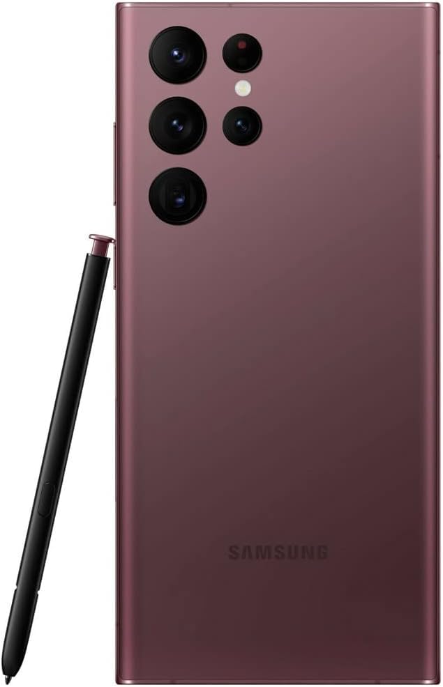 Samsung Galaxy S22 Ultra 128GB Smartphone - Burgundy
