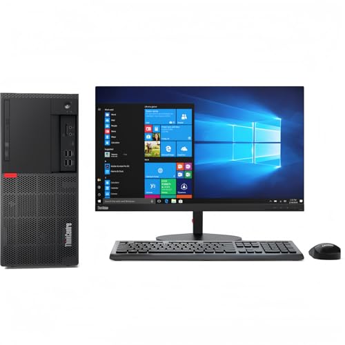 Lenovo ThinkCentre M920T Mini Tower Desktop Computer, Intel Core i5-8500 Up to 4.1GHz, 32GB RAM, 512GB SSD, Keyboard&Mouse, Wi-Fi, Bluetooth, DisplayPort, HDMI 4K Support, Windows 10 Pro (Renewed)