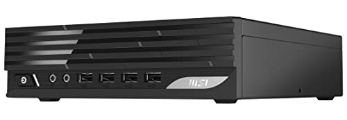 MSI PRO DP21 (MFF) Desktop, Intel Core i7-13700, UHD 730, 32GB Memory, 2TB SSD, WiFi 6E, Windows 11 Pro (13M-695US), Black
