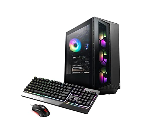 MSI Aegis R Gaming Desktop: Intel Core i7-14700F, Geforce RTX 4070 Ti Super, 32GB DDR5, 2TB m.2 NVMe SSD, Liquid Cooling, WiFi, Keyboard & Mouse, DIY Friendly, Windows 11 Home: 14NUF7-681US