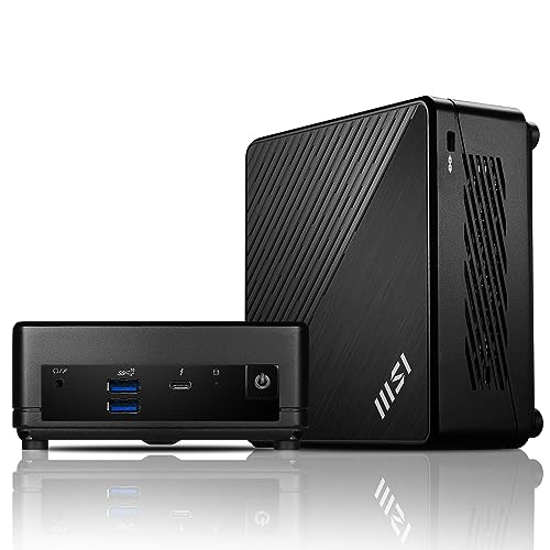 MSI Cubi B0A8 Premium Compact Desktop - 12th Gen Intel i7-1255U Processor, 16GB RAM, 1TB SSD, Wi-Fi 6, Windows 11 Pro, Support 4K@60Hz Triple Display for Home/Office/Gaming