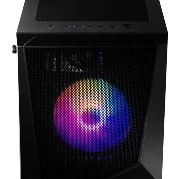 MSI Codex R Gaming Desktop Intel 10-Core i5-13400F Processor (Beats i7-12700F) 32GB RAM 2TB SSD Geforce RTX 4060 8GB Graphic DisplayPort 2.5G Ethernet ARGB Fan Air Cooling Win11 Black + HDMI Cable