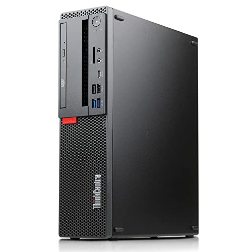 Lenovo ThinkCentre M720s SFF Desktop Computer with 24" FHD Monitor pc Bundle Set Intel Core i5-8500 16GB RAM 512GB SSD, WiFi, DVD, Keyboard & Mouse, Speakers, Windows 10 Pro (Renewed)