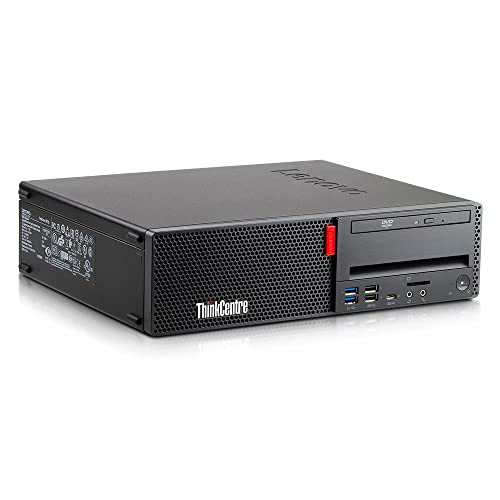 Lenovo ThinkCentre M720s SFF Desktop Computer with 24" FHD Monitor pc Bundle Set Intel Core i5-8500 16GB RAM 512GB SSD, WiFi, DVD, Keyboard & Mouse, Speakers, Windows 10 Pro (Renewed)