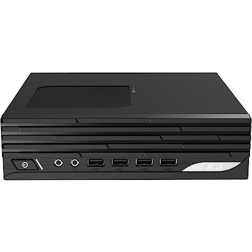 MSI PRO DP21 12M Mini Desktop Computer - 12th Gen Intel Core i7-12700K 12-Core up to 5.00 GHz CPU, 64GB RAM, 2TB NVMe SSD + 2TB HDD, Intel UHD Graphics 770, Wi-Fi 6, VESA Mounting, Windows 11 Pro