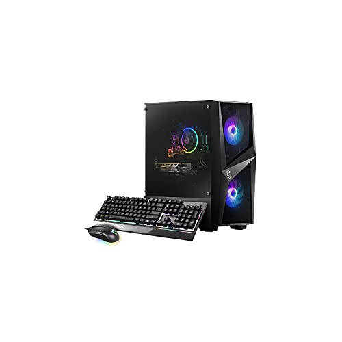 MSI Codex R Gaming Desktop, Intel Core i5-13400F, GeForce RTX 4060, 64GB RAM, 4TB SSD + 2TB HDD, RGB Fan Cooling, Wi-Fi, Keyboard & Mouse Included, DIY Friendly, Windows 11 Home