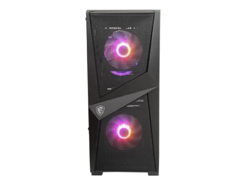 MSI Codex R 13NUC5-081 VR-Ready Gaming Desktop Computer, Intel Core i5-12400F 2.5GHz, 16GB RAM, 1TB SSD, NVIDIA GeForce RTX 4060 8GB, Windows 11 Home