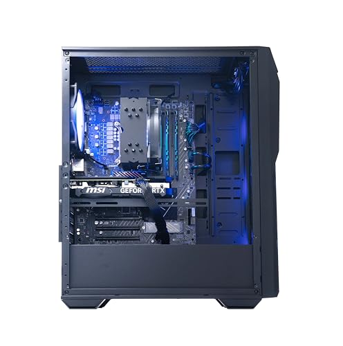 MSI Codex R2 Gaming Desktop: Intel Core i5-14400F, Geforce RTX 4060, 16GB DDR5, 2TB m.2 NVMe SSD, 80+ Gold PSU, WiFi, Keyboard & Mouse, DIY Friendly, Windows 11 Home: 14NUC5-091US