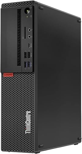 Lenovo ThinkCentre M720S SFF Desktop Computer, 24" FHD Monitor Bundle, RGB Speakers, PC Set, Intel Core i5-8500 3.00-4.10GHz, 16GB RAM, 512GB SSD, DVD, DP Cable, Keyboard&Mouse, Win10 Pro (Renewed)