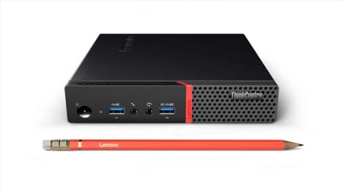 Lenovo ThinkCentre M920q Tiny Desktop Computer PC, Core i5-8500T 2.1GHz up to 3.5GHz, 16GB DDR4 RAM, 512GB SSD, DisplayPort, VGA, WiFi, Wired Keyboard&Mouse, Windows 10 Pro (Renewed)