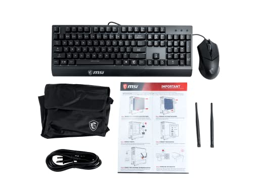 MSI Aegis RS Gaming Desktop: Intel Core i7-14700KF, Geforce RTX 4070 Super, 32GB DDR5, 2TB m.2 NVMe SSD, Liquid Cooling, WiFi, Keyboard & Mouse, DIY Friendly, Windows 11 Home: 14NUE7-671US