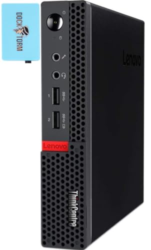 Lenovo ThinkCentre M625q Mini Desktop Computer (AMD E2-9000e 2-Core, 16GB RAM, 256GB PCIe SSD, Keyboard & Mouse, Integrated Graphics, 3 USB, 2 Display Port, Win 11 Pro) w/DKZ Hub USB Port Expander