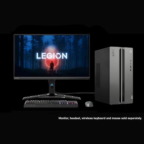 Lenovo Newest LOQ i5 RTX 4060 Premium Gaming Tower Desktop, i5-14400F(Beats Intel i7-13700H), NVIDIA GeForce RTX 4060, 32GB DDR5 RAM, 2TB SSD, Wired KB & Mouse, Wi-Fi 6, Windows 11 Pro