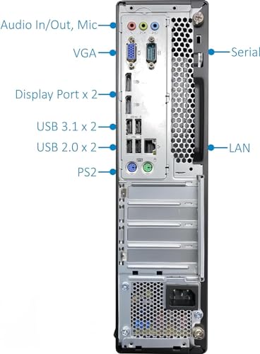 Lenovo ThinkCentre M710S SFF Desktop Computer, New 24" FHD Monitor Bundle, RGB Speakers, PC Set, Intel Core 6th 3.7GHz, 16GB RAM, 256GB SSD, 500GB HDD, DP Cable, Keyboard&Mouse, Win10 Pro (Renewed)