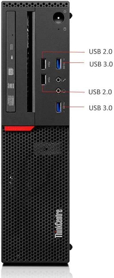 Lenovo ThinkCentre M700 SFF PC Desktop Computer, Intel Core 6th 3.7GHz, 16GB RAM, 512GB SSD, DVD, RGB Keyboard&Mouse, Windows10 Pro (Renewed)