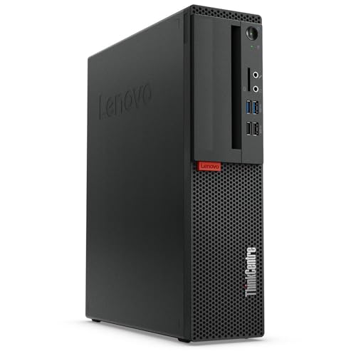 Lenovo ThinkCentre M720S SFF Desktop Computer, Core i3-8100 3.6GHz, 16GB RAM, 512GB Solid State Drive, Wired Keyboard & Mouse, Wi-Fi, Bluetooth, Windows 10 Pro 64-Bit (Renewed)