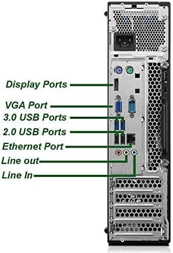 Lenovo ThinkCentre M700 SFF PC Desktop Computer, Intel Core 6th 3.7GHz, 16GB RAM, 512GB SSD, DVD, RGB Keyboard&Mouse, Windows10 Pro (Renewed)