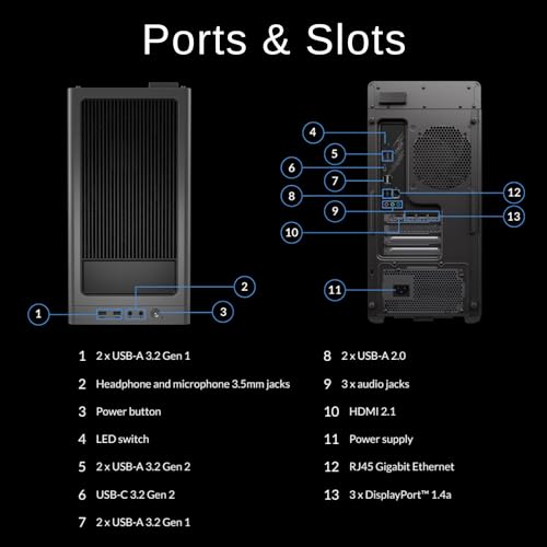 Lenovo Legion T5 Ultimate Gaming Tower Desktop, AMD Ryzen 7 7700X, NVIDIA GeForce RTX 4060 Ti, 32GB DDR5 RAM, 2TB PCIe SSD, RJ-45, HDMI, DisplayPort, Wi-Fi 6, Wired KB&Mouse, Windows 11 Home