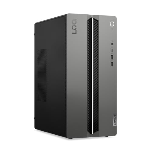 Lenovo LOQ Gaming Desktop | Intel 10-core i5-14400F Processor | 16GB DDR5 512GB SSD | GeForce RTX 4060 8GB Graphic | USB-C DisplayPort Win11Pro Black + HDMI Cable