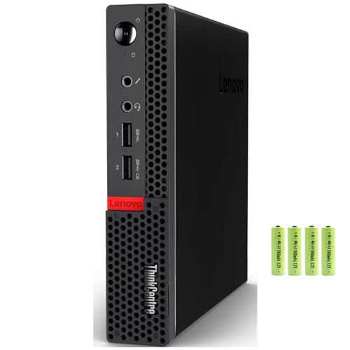 Lenovo ThinkCentre M625 Mini Desktop Computer PC [Windows 11 Pro], 2-core AMD A4-9120C (up to 2.4 GHz), 8GB RAM, 256GB PCIe SSD, AMD Radeon R4 Graphics, AC Wi-Fi, Bluetooth 5.0, USB, RJ-45, w/Battery