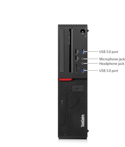 Lenovo ThinkCentre M800 SFF Gaming Desktop Computer PC, NVIDIA GeForce GT730 2GB, Core i5 6400 3.1GHz, 16GB RAM, 512GB SSD, Keyboard and Mouse, Windows 10 Pro (Renewed)