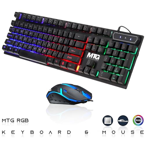 Lenovo Desktop PC Gaming Bundle - Intel Core i7, 16GB RAM, 512GB SSD, 24-inch Curved Monitor, GT 1030 2GB, RGB Speaker, RGB Keyboard Mouse, WiFi, Win 10 Pro (Renewed)