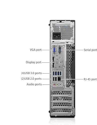 Lenovo ThinkCentre M800 SFF Gaming Desktop Computer PC, NVIDIA GeForce GT730 2GB, Core i5 6400 3.1GHz, 16GB RAM, 512GB SSD, Keyboard and Mouse, Windows 10 Pro (Renewed)