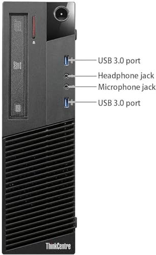 Lenovo ThinkCentre M83 SFF Desktop Computer PC, Core i5 3.2GHz up to 3.6GHz, 8GB RAM, 512GB SSD, RGB Keyboard&Mouse, DP, USB 3.0, Windows 10 Professional (Renewed)