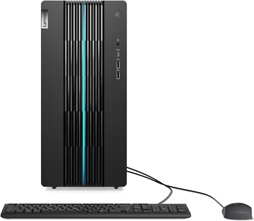 Lenovo IdeaCentre 5i Gaming Desktop Computer PC [Windows 11 Pro], Intel 6-Core i5-12400, NVIDIA GeForce RTX 3050 Graphics, 16GB RAM, 2TB SSD+1TB HDD, Wi-Fi 6, Bluetooth 5.1, USB, RJ-45, w/Hub, black