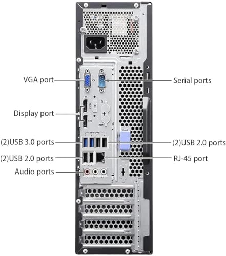 Lenovo ThinkCentre M83 SFF Desktop Computer PC, Core i5 3.2GHz up to 3.6GHz, 8GB RAM, 512GB SSD, RGB Keyboard&Mouse, DP, USB 3.0, Windows 10 Professional (Renewed)