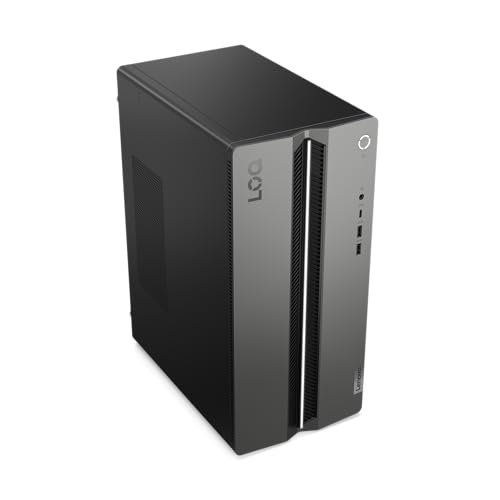 Lenovo LOQ Gaming Desktop | Intel 10-core i5-14400F Processor | 16GB DDR5 512GB SSD | GeForce RTX 4060 8GB Graphic | USB-C DisplayPort Win11Pro Black + HDMI Cable