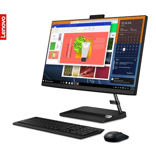 Lenovo IdeaCentre 3 AIO Desktop - 27"" Touch FHD Display, Intel Core i7-13620H, 64GB RAM, 2TB SSD, Integrated 5MP Webcam, Wi-Fi, Bluetooth, Windows 11 Pro, Includes Wireless Keyboard & Mouse, Black