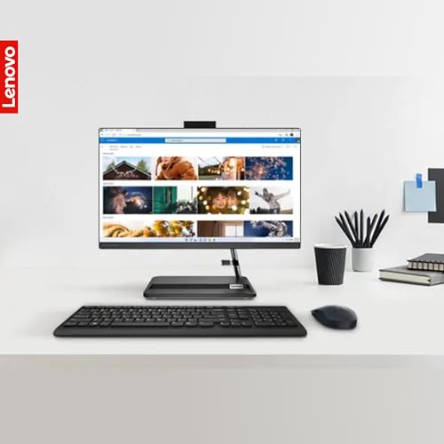 Lenovo IdeaCentre 3 AIO Desktop - 27"" Touch FHD Display, Intel Core i7-13620H, 64GB RAM, 2TB SSD, Integrated 5MP Webcam, Wi-Fi, Bluetooth, Windows 11 Pro, Includes Wireless Keyboard & Mouse, Black