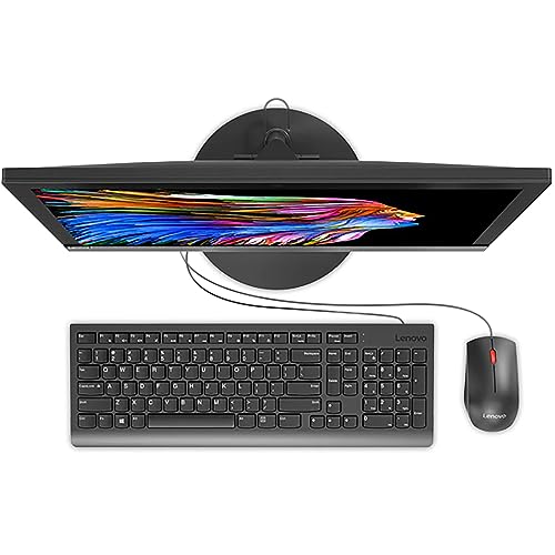 Lenovo V130 AIO 19.5" WXGA+ Business All-in-One Desktop Computer, Intel Celeron J4025, 8GB DDR4 RAM, 256GB SSD, DVDRW, WiFi, Bluetooth, Keyboard and Mouse, Windows 11 Pro, BROAG