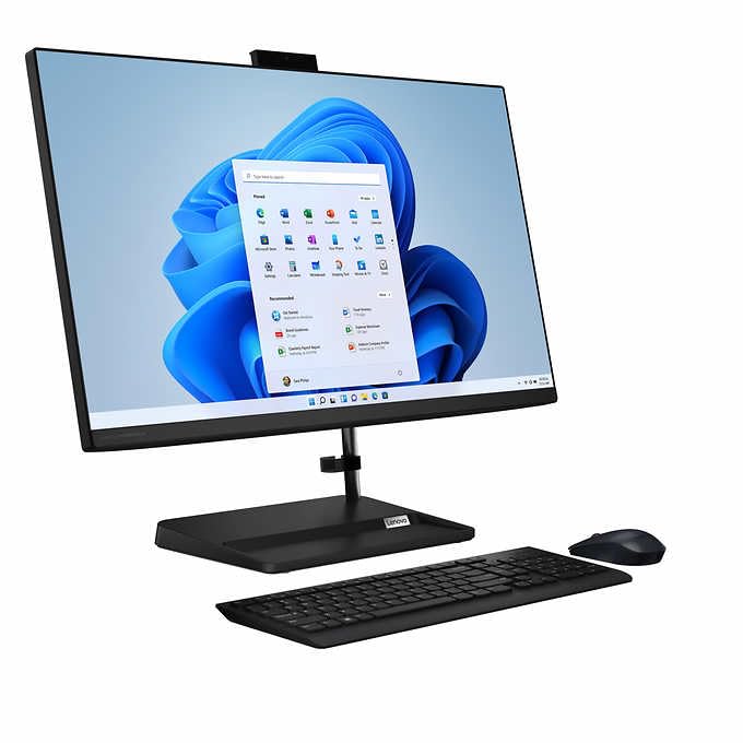 Lenovo IdeaCentre AIO 3 27"" All-in-One Desktop Computer, FHD IPS Touchscreen Display, Core i7-13620H, 64 GB RAM - 2 TB PCIe SSD, Wi-Fi 6, B&O Audio, IR Webcam, Windows 11 Pro, Black