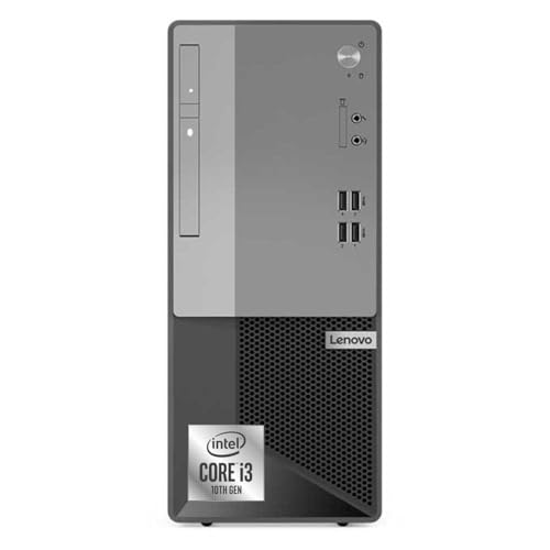 Lenovo Business Tower Desktop Computer, Intel 4-Core Processor(Up to 4.3Ghz), 16GB RAM, 256GB SSD + 1TB HDD, 4K Monitor Support, DP, HDMI, VGA, DVD-RW, Wi-Fi, Bluetooth, Windows 11 Pro (Renewed)