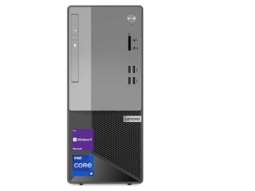 Lenovo V50T G2 Business Desktop, Intel i9-11900 Processor, Wired Keyboard & Mouse, SD Card Reader, DVD-RW, HDMI, DP, RJ-45, VGA, Windows 11 Pro, Black (WiFi, 64GB RAM| 1TB SSD)