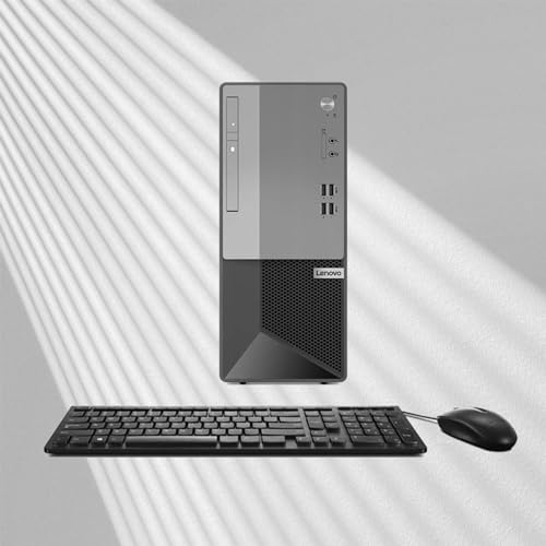 Lenovo V50t Gen 2 Business Tower Desktop, Intel Core i5-10400, 16GB RAM, 1TB SSD, DVD-RW, HDMI, RJ-45, DP, Wi-Fi, Windows 11 Pro, Grey