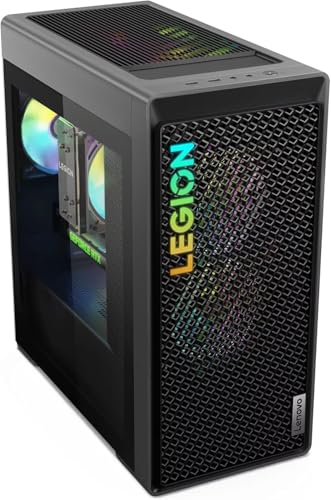 Lenovo Legion Tower 5 Gen 8 Gaming Desktop Computer, AMD Ryzen 7 7700 CPU, GeForce RTX 4070 Ti SUPER 16GB GDDR6X, 64GB DDR5, 1TB SSD+2TB HDD, Wi-Fi 6E, Microsoft Office Lifetime License, Win11 Home