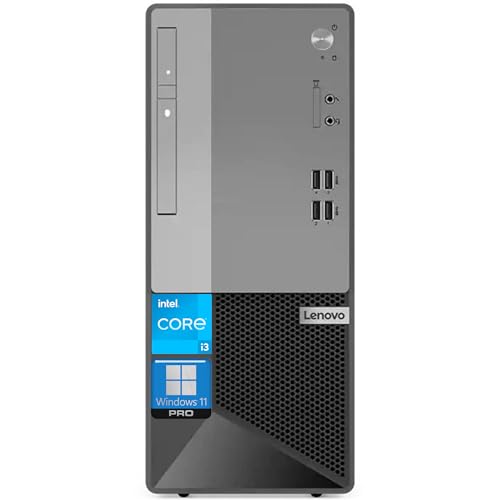 Lenovo V50t Gen 2 Business Desktop Computer, Intel 4-Core Processor(Up to 4.3Ghz), 32GB RAM, 2TB PCIe SSD, 4K 3-Monitor Support, DisplayPort, HDMI, VGA, DVD-RW, Wi-Fi, Bluetooth, Windows 11 Pro