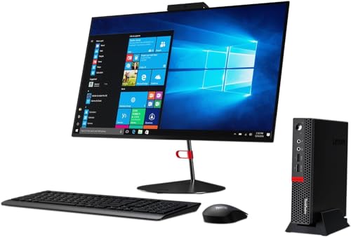 Lenovo ThinkCentre M625q Mini PC Desktop, AMD A4-9120e Processor, DisplayPort, Wi-Fi, Bluetooth, RJ-45, Windows 11 Pro (16GB RAM/1TB+1TB SSD)