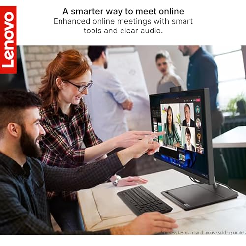 Lenovo ThinkCentre Neo 30a 23.8” FHD IPS All-in-One Desktop, Intel Core i3-1215U, 32GB RAM, 512GB SSD, Wired Keyboard & Mouse, DVD-RW, RJ-45, HDMI, Wi-Fi 6, Webcam, Windows 11 Pro, Black