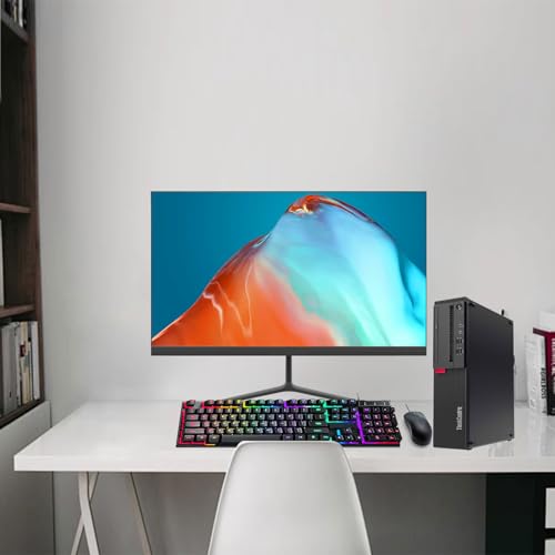 Lenovo ThinkCentre M710S SFF PC Desktop Computer, Intel Core 6th 3.7GHz, 16GB RAM, 256GB SSD, VGA, DP, Wifi, RGB Keyboard&Mouse, Windows10 Pro (Renewed)