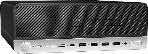 HP ProDesk 600 G5 SFF Business Desktop PC, Core i5-9500 3.0GHz, 32GB RAM, 512GB SSD, WiFi, BT, Including Mouse & Keyboard, Windows 11 Pro (Renewed)