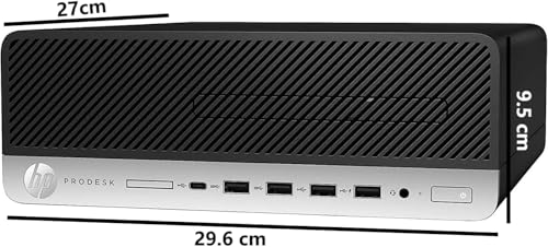 HP ProDesk 600 G5 SFF Business Desktop PC, Core i5-9500 3.0GHz, 32GB RAM, 512GB SSD, WiFi, BT, Including Mouse & Keyboard, Windows 11 Pro (Renewed)