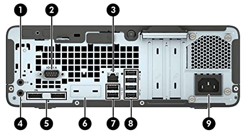 HP ProDesk 600G5 SFF Desktop Computer PC, 600G5 Computer Core 9th, 16GB RAM, 512GB Solid State Drive, RGB Keyboard, Internal WiFi, Windows11 (Renewed)