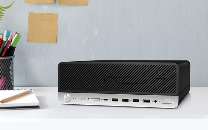 HP ProDesk 600 G5 SFF Business Desktop PC, Core i5-9500 3.0GHz, 32GB RAM, 512GB SSD, WiFi, BT, Including Mouse & Keyboard, Windows 11 Pro (Renewed)