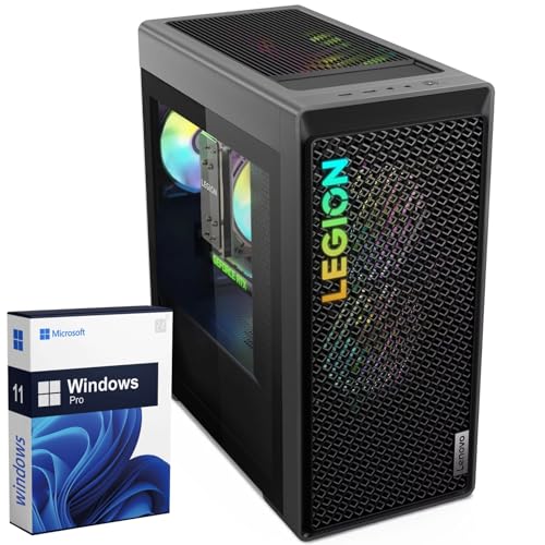 Lenovo 2024 Legion Tower 5 Gen 8 Gaming Tower Desktop Comupter, AMD Ryzen 7 7700 Processor, NVIDIA GeForce RTX 4070 Ti Super 16GB GDDR6X, 64GB DDR5 RAM, 2TB SSD, 2TB HDD, Windows 11 Pro