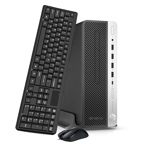 HP ProDesk 600 G5 SFF Home and Business Desktop,Intel i5-9500,32GB RAM 1TB SSD,3.0GHz up to 4.2GHz,Keyboard&Mouse, WiFi, Bluetooth, Windows 11(Renewed)