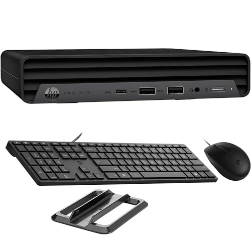 HP Pro Mini 400 G9 Business Mini PC Desktop Computer, Intel i3-13100T (Beat i5-11500T), 16GB DDR4 RAM, 1TB PCIe SSD, WiFi 6, Bluetooth 5.2, Keyboard and Mouse, Windows 11 Pro, AZ-XUT